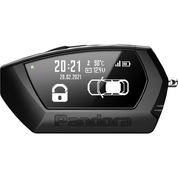 Брелок PANDORA LCD D027 BLACK карабин 35750